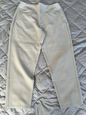 Women’s Athleta Off  White Brooklyn Pants Size 16